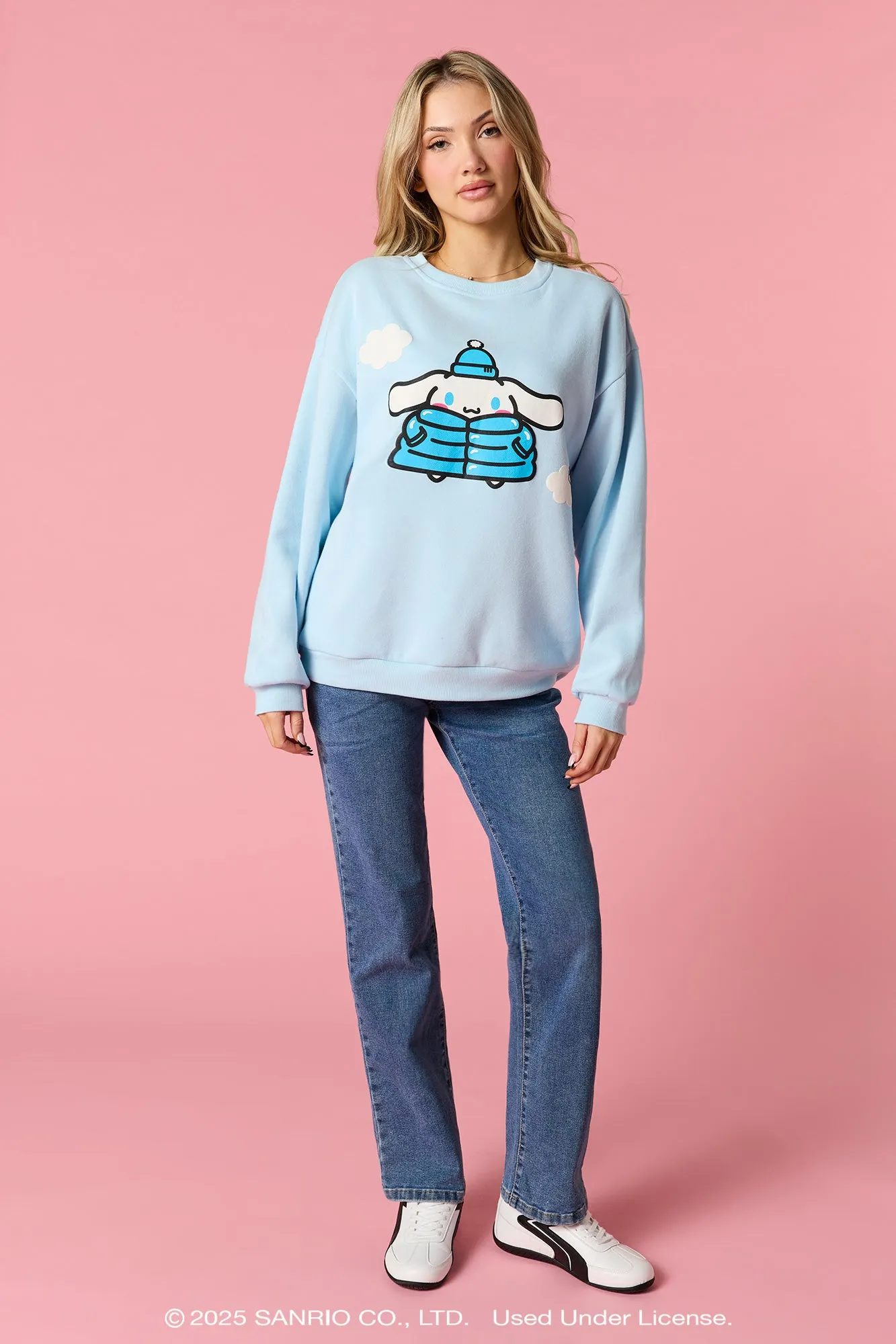 Cinnamoroll™ Puff Print Fleece Sweatshirt sold by Urban Planet product image thumbnail 3