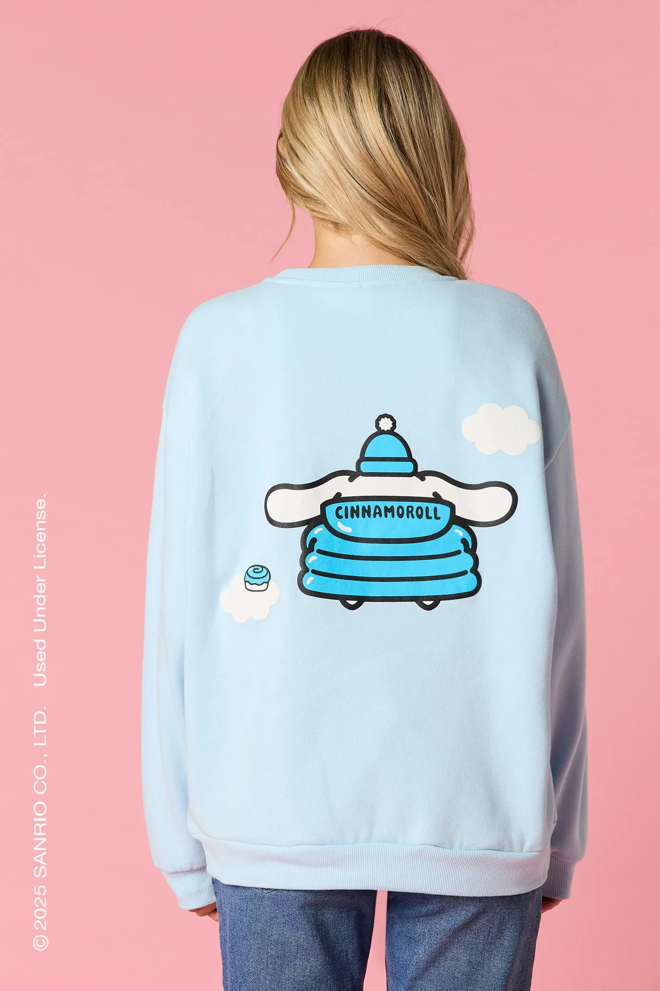 Cinnamoroll™ Puff Print Fleece Sweatshirt sold by Urban Planet product image thumbnail 2