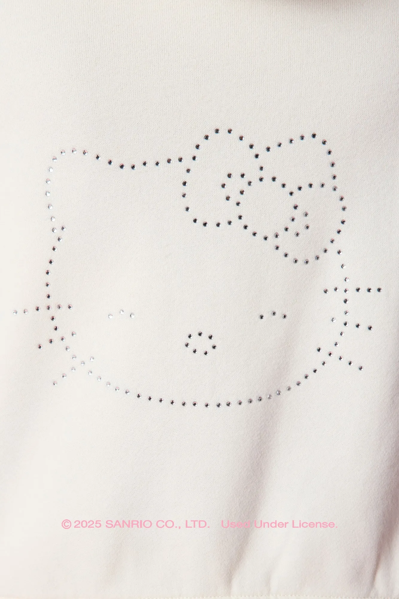 Hello Kitty® Rhinestone Zip-Up 3D Hoodie sold by Urban Planet product image thumbnail 4