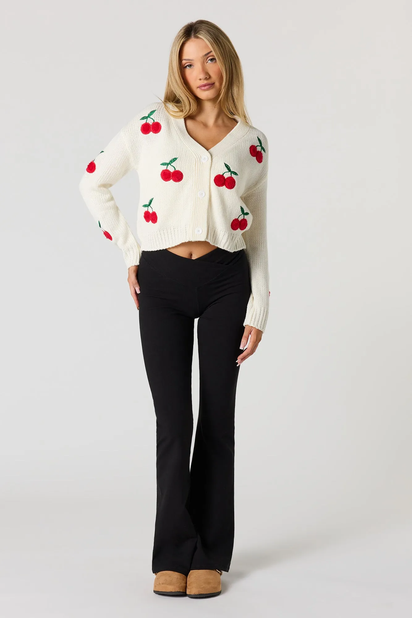 Embroidered Knit Cardigan sold by Urban Planet product image thumbnail 3