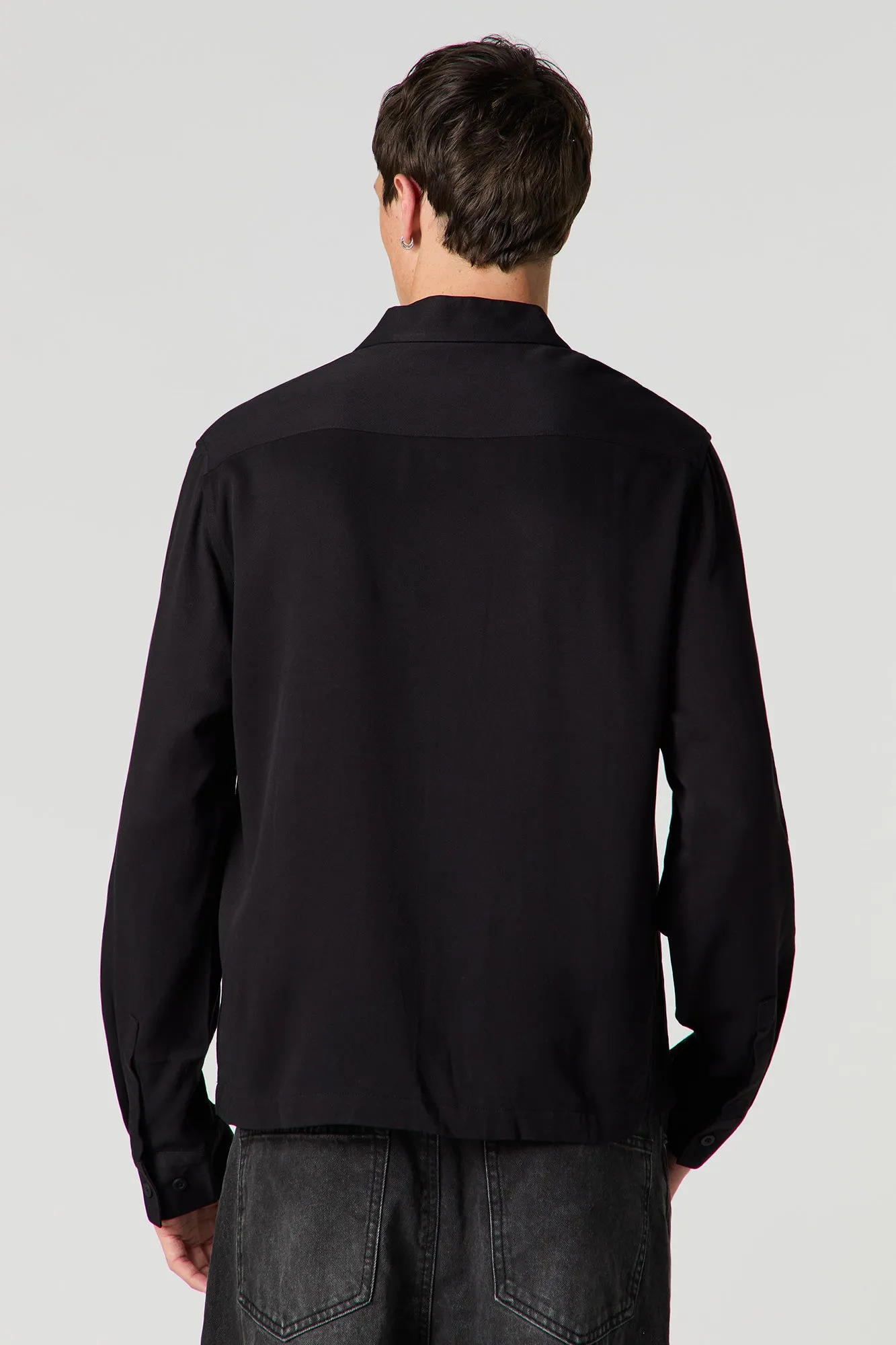 Long Sleeve Button-Up Top sold by Urban Planet product image thumbnail 2