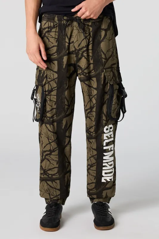 Selfmade Graphic Cargo Jogger sold by Urban Planet