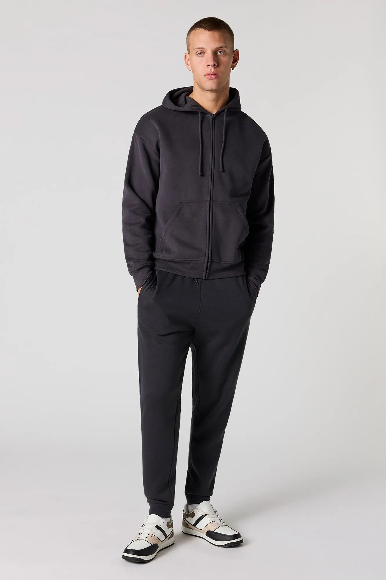 Solid Fleece Jogger sold by Urban Planet product image thumbnail 2