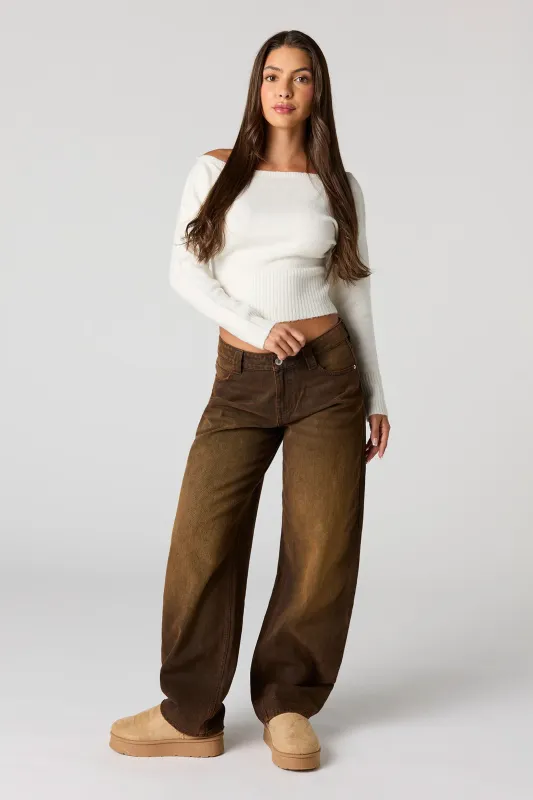 Low Rise Barrel Jean sold by Urban Planet