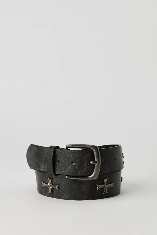 Cross Studded Belt sold by Urban Planet