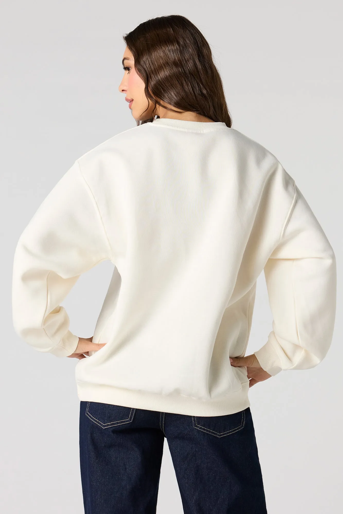 Strawberry Shortcake Christmas Embroidered Fleece Sweatshirt sold by Urban Planet product image thumbnail 2