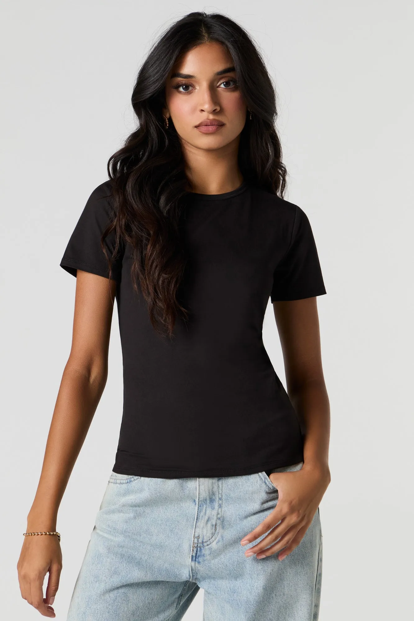 Crew Neck T-Shirt sold by Urban Planet product image thumbnail 4