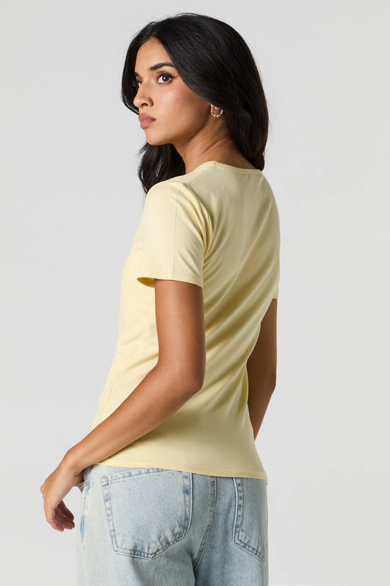 Crew Neck T-Shirt sold by Urban Planet product image thumbnail 2