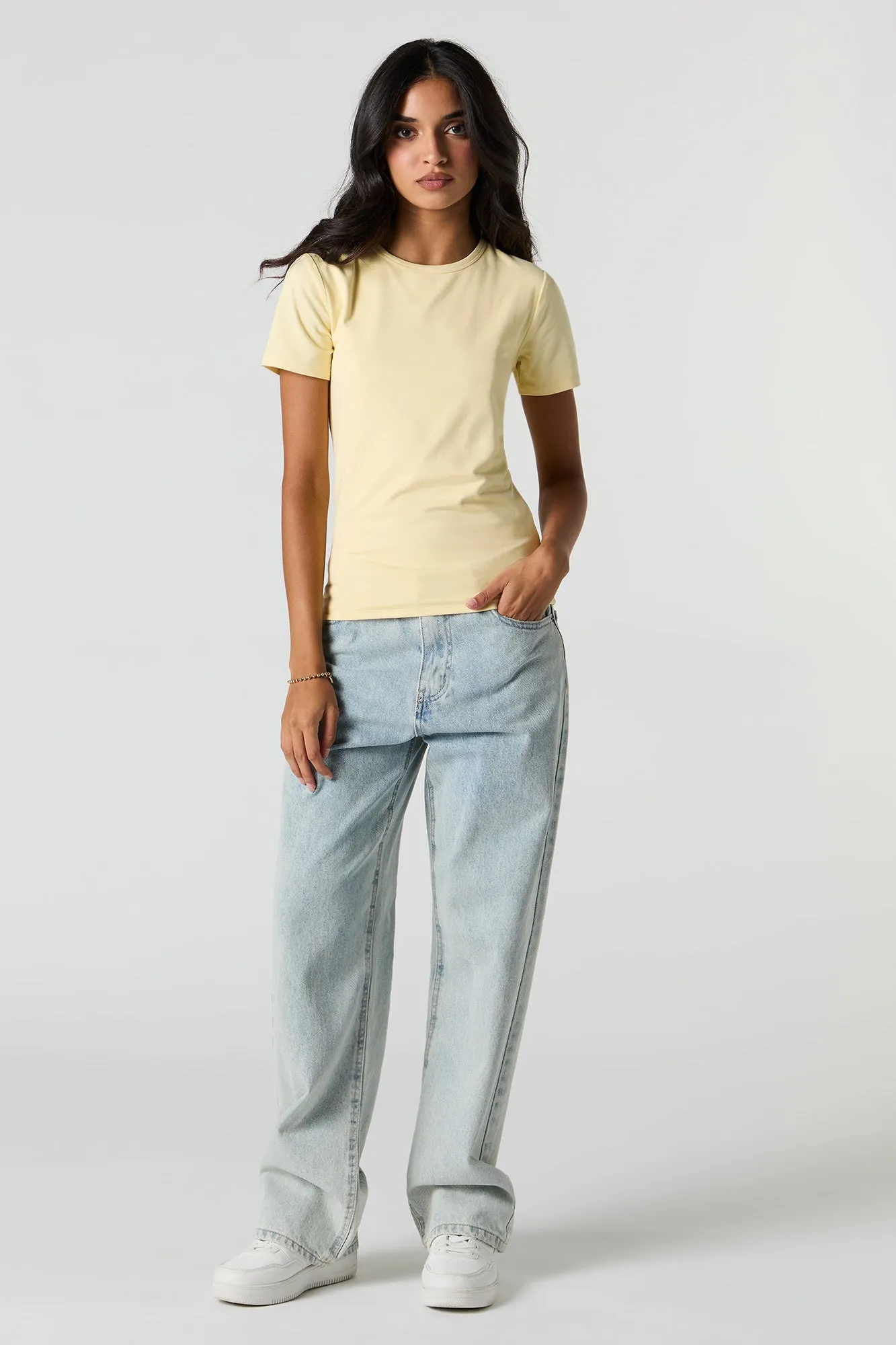 Crew Neck T-Shirt sold by Urban Planet product image thumbnail 3