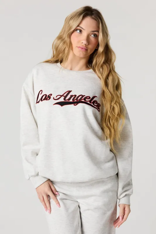 Fleece Embroidered Sweatshirt sold by Urban Planet