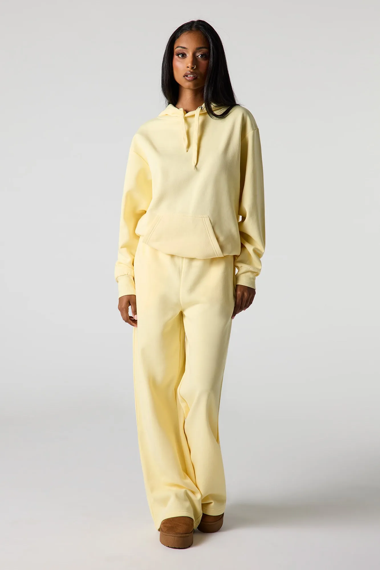 Oversized Fleece Hoodie sold by Urban Planet product image thumbnail 3
