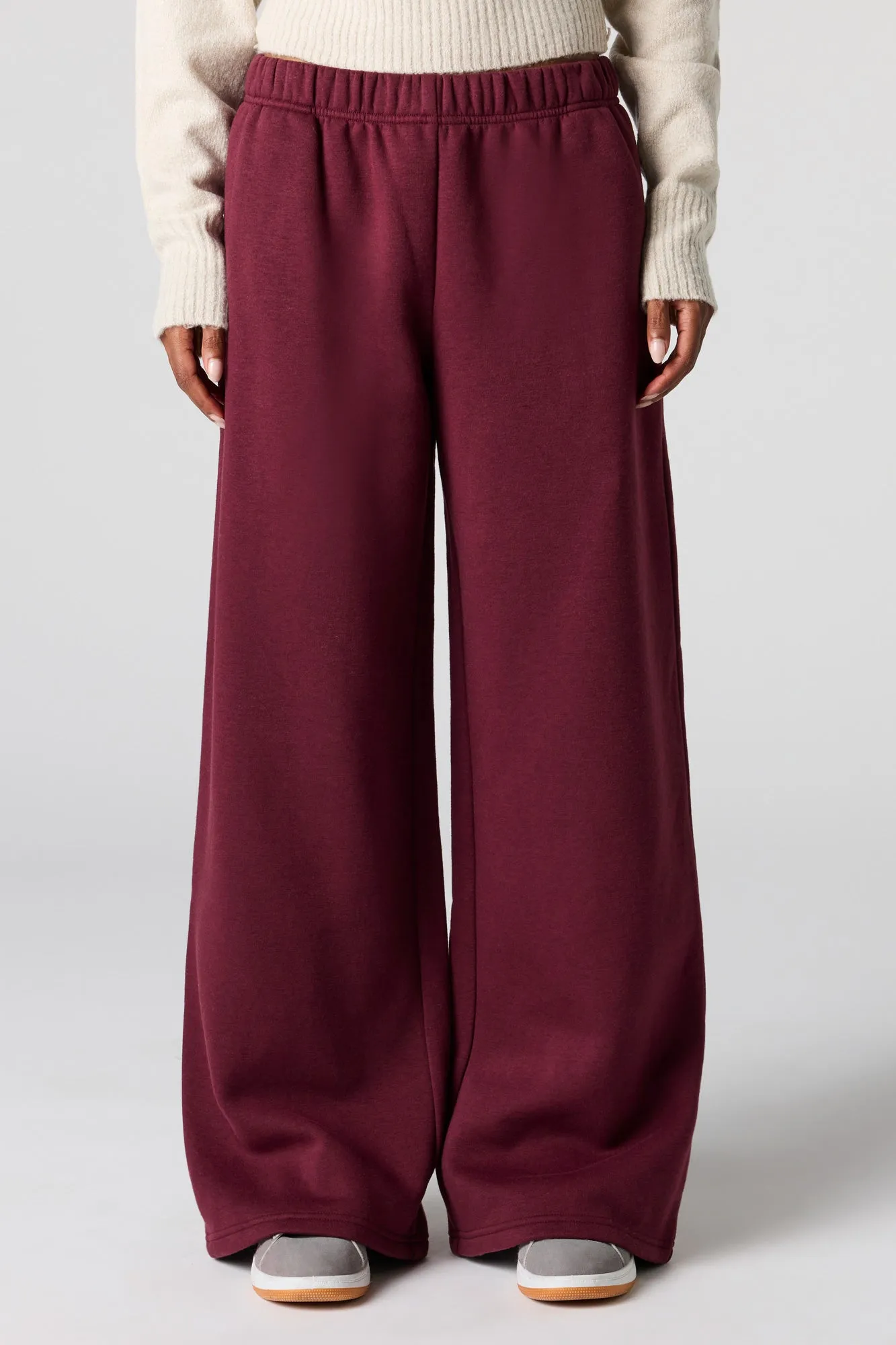 Ultra Wide Leg Fleece Sweatpant sold by Urban Planet product image thumbnail 2