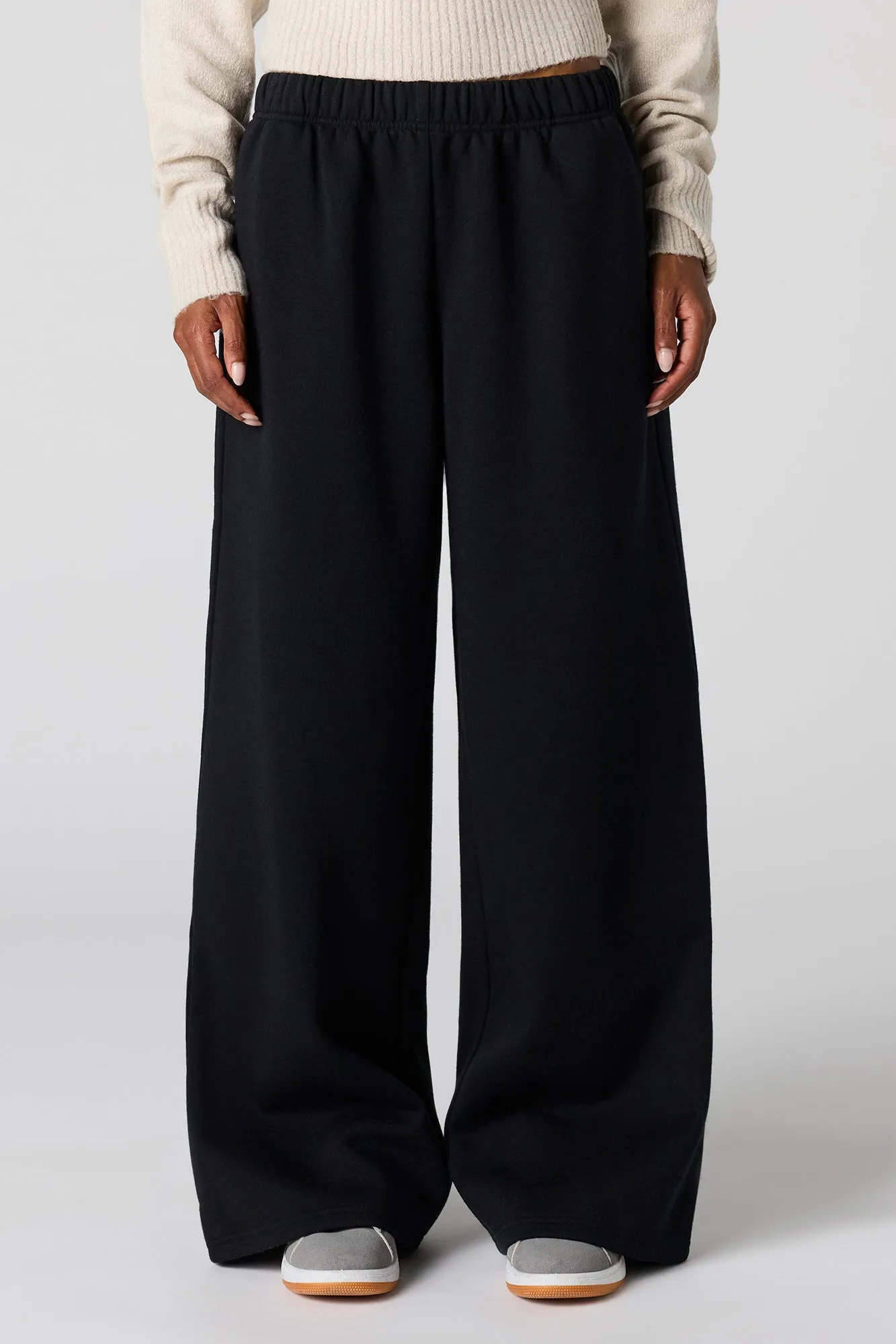 Ultra Wide Leg Fleece Sweatpant sold by Urban Planet product image thumbnail 5
