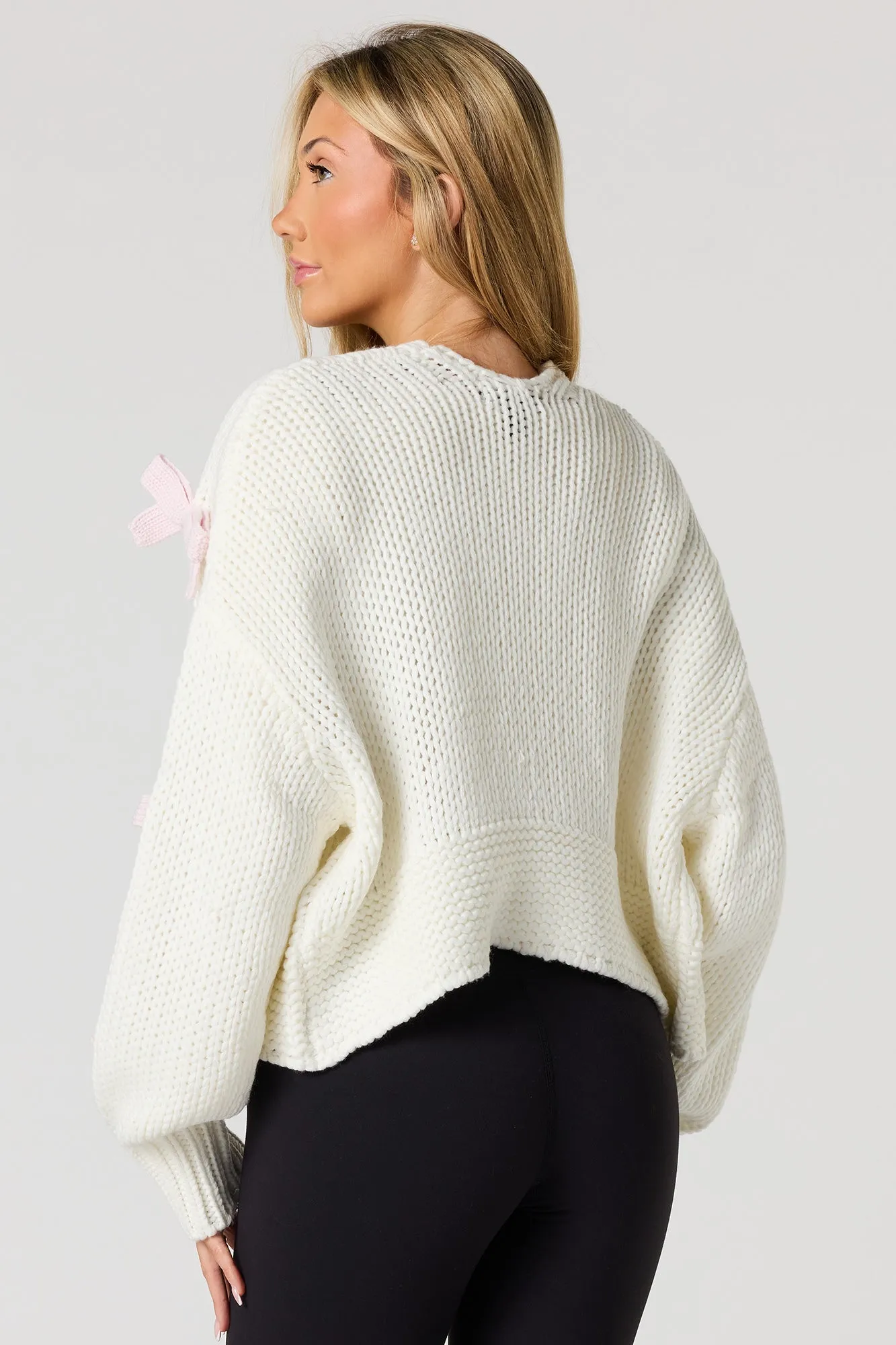 Chunky Knit Cardigan sold by Urban Planet product image thumbnail 2