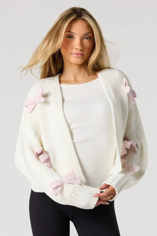 Chunky Knit Cardigan sold by Urban Planet