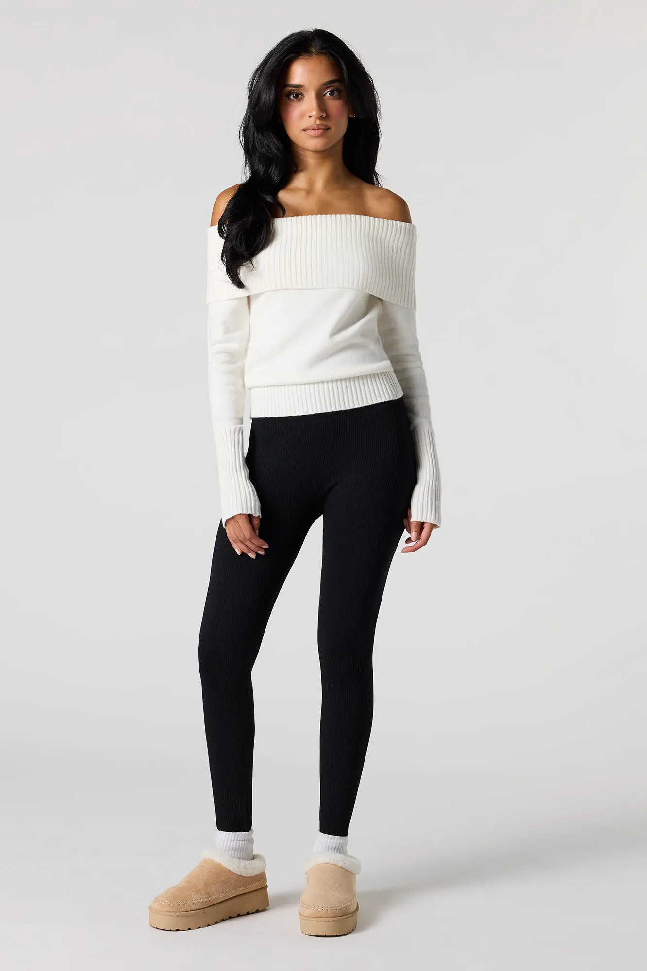 Ribbed Legging sold by Urban Planet product image thumbnail 4