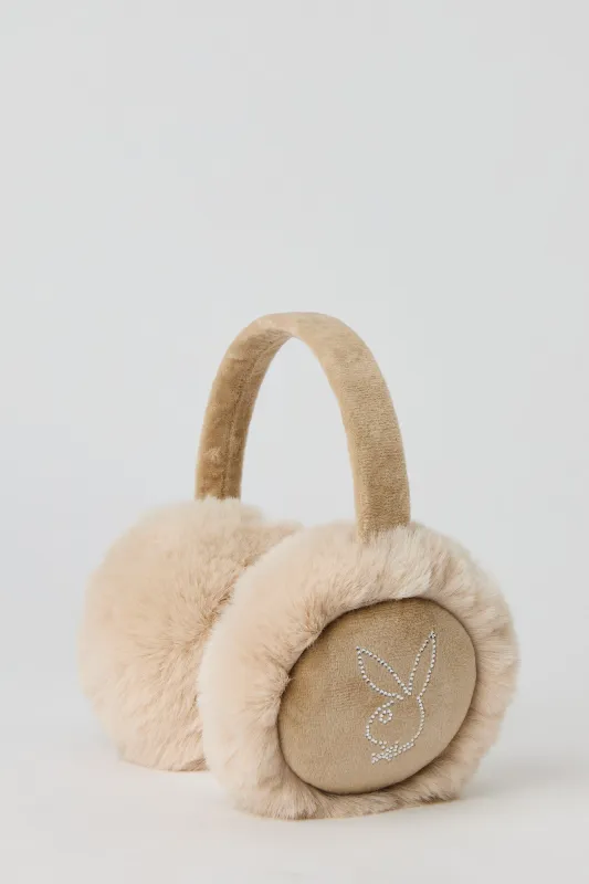 Playboy Rhinestone Earmuffs sold by Urban Planet