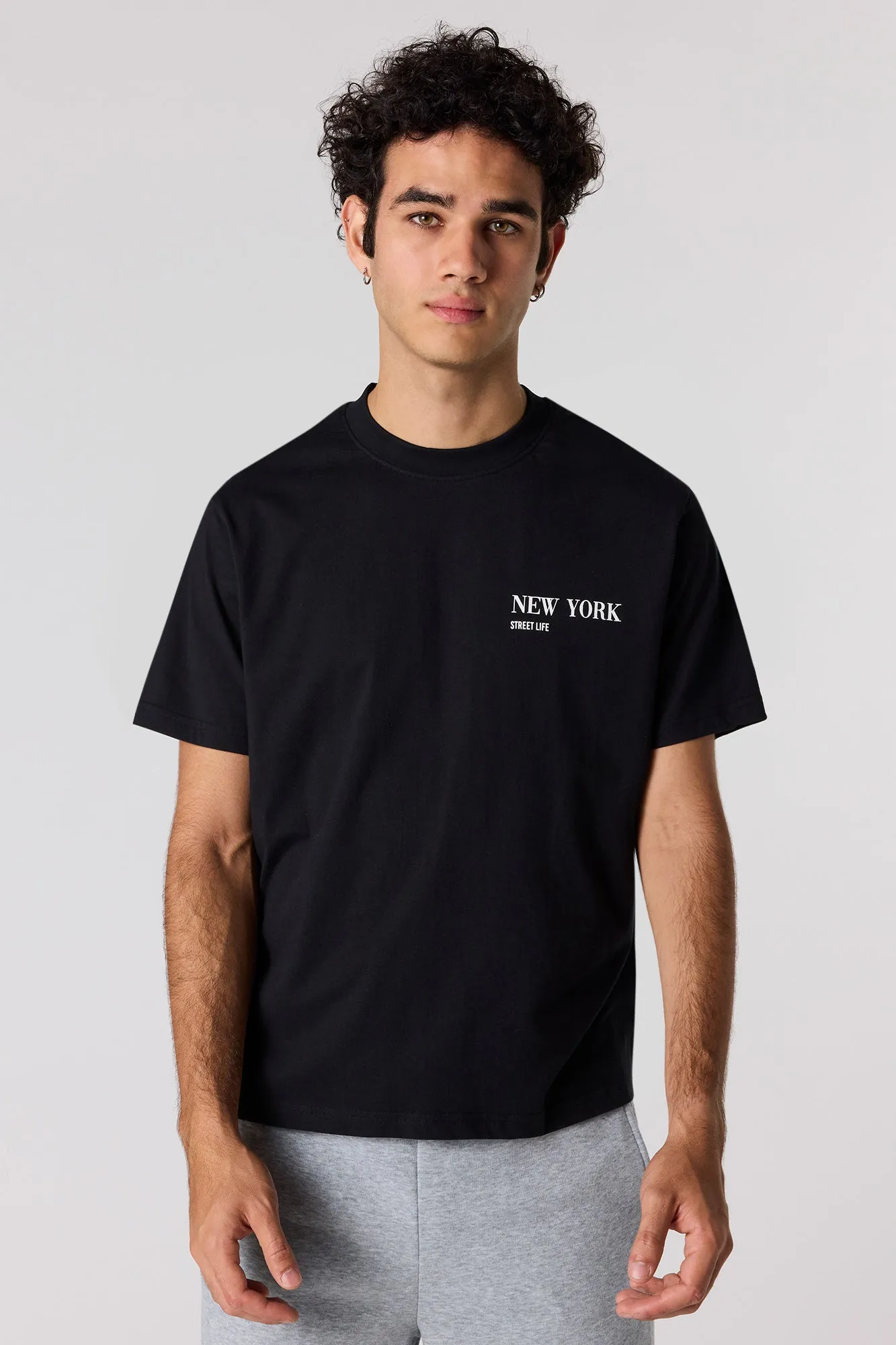 Manhattan NY Graphic T-Shirt sold by Urban Planet product image thumbnail 2