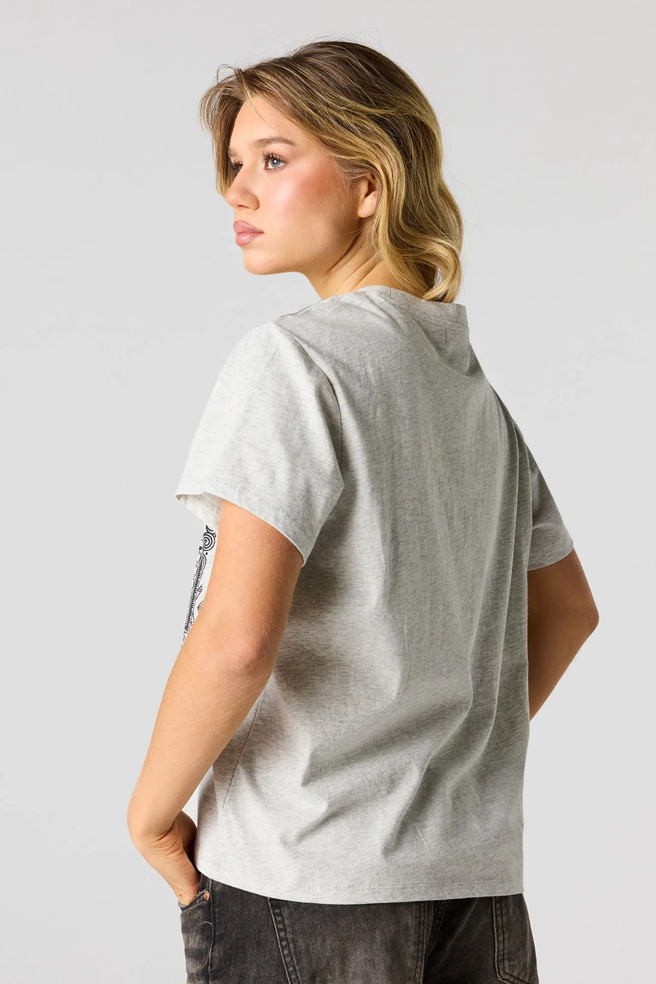 Mystic Graphic Boxy Boyfriend T-Shirt sold by Urban Planet product image thumbnail 5