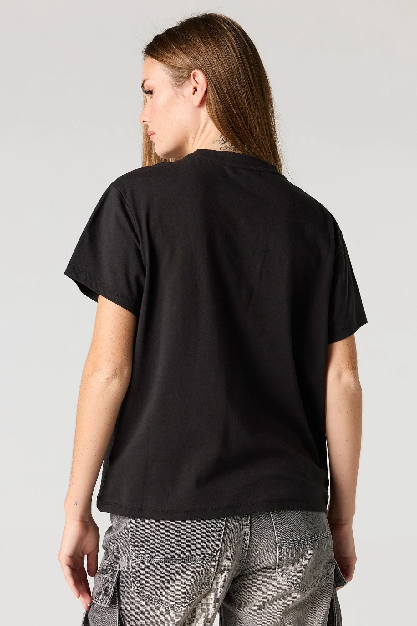 Graphic Boxy Boyfriend T-Shirt sold by Urban Planet product image thumbnail 5