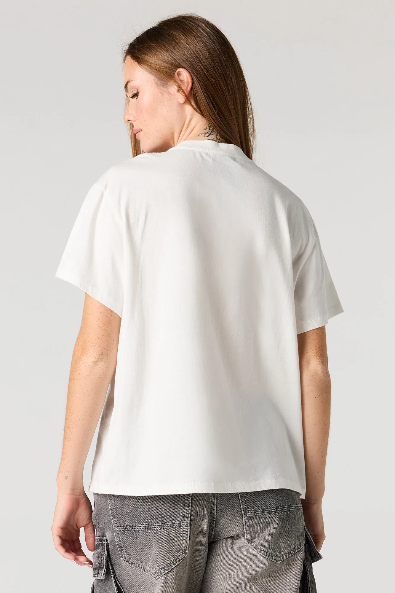 Graphic Boxy Boyfriend T-Shirt sold by Urban Planet product image thumbnail 2