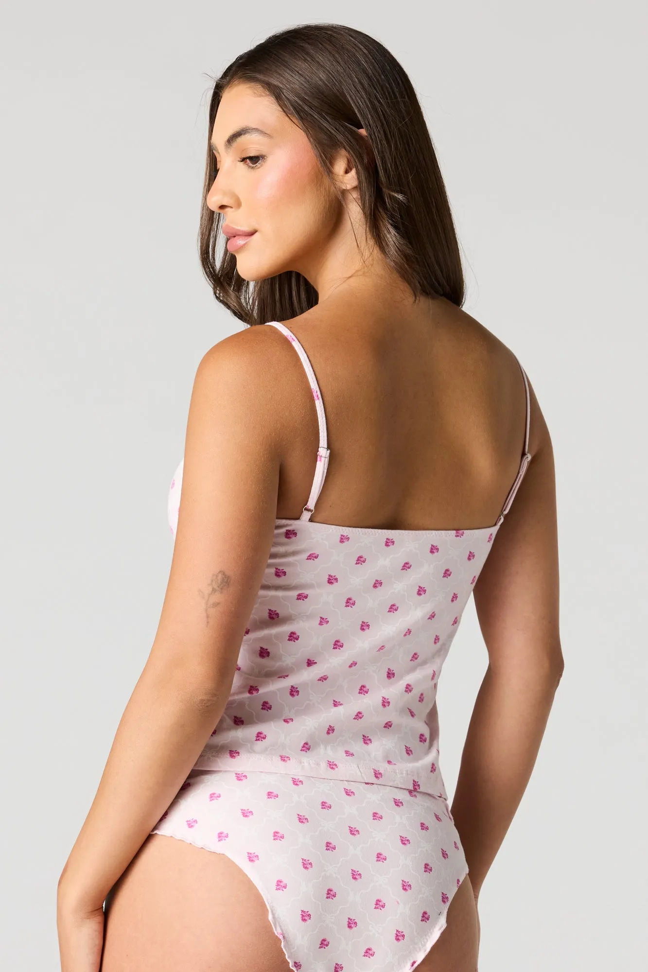 Printed Tank & Panty Set sold by Urban Planet product image thumbnail 3