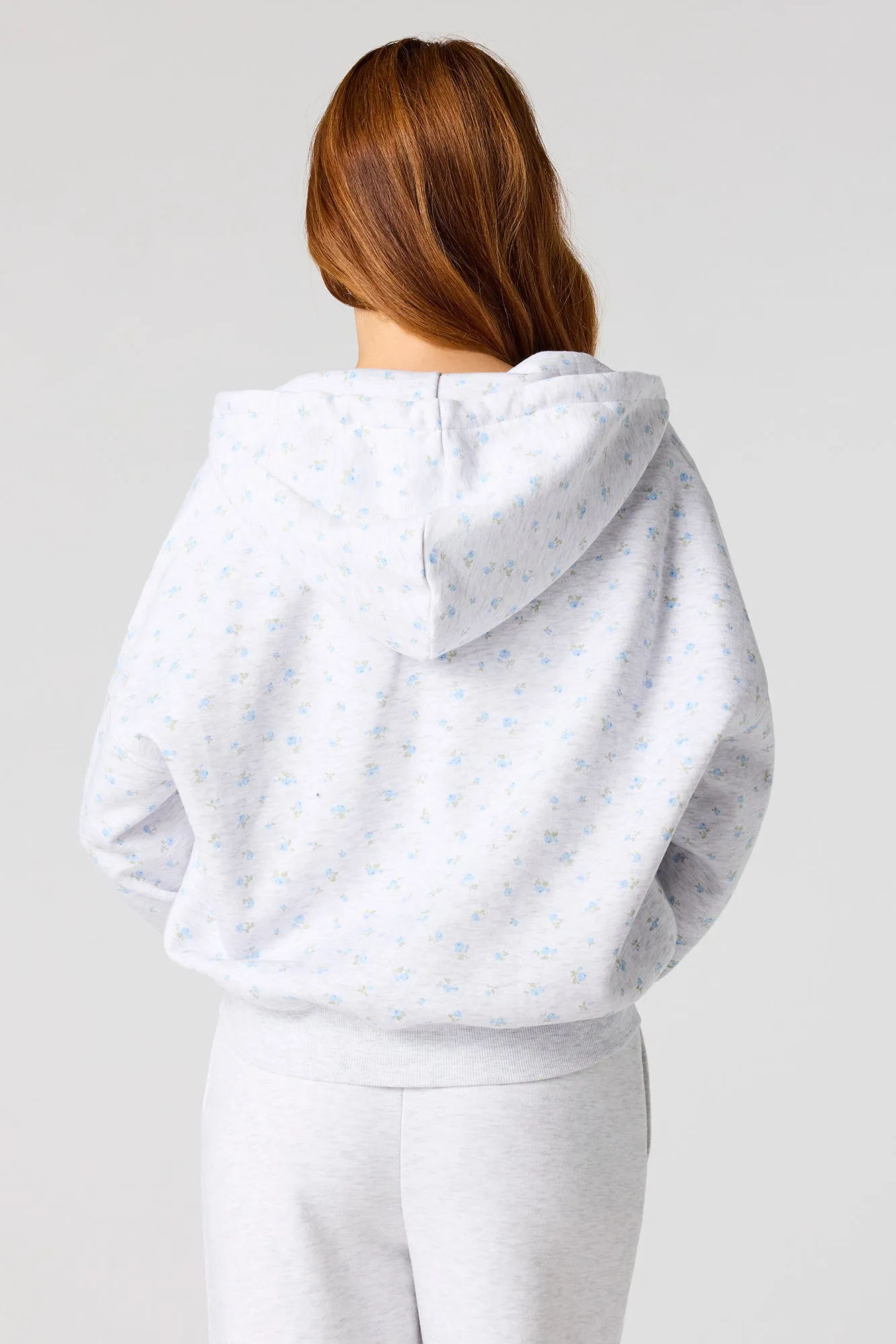 Fleece Boxy Zip-Up Hoodie sold by Urban Planet product image thumbnail 2