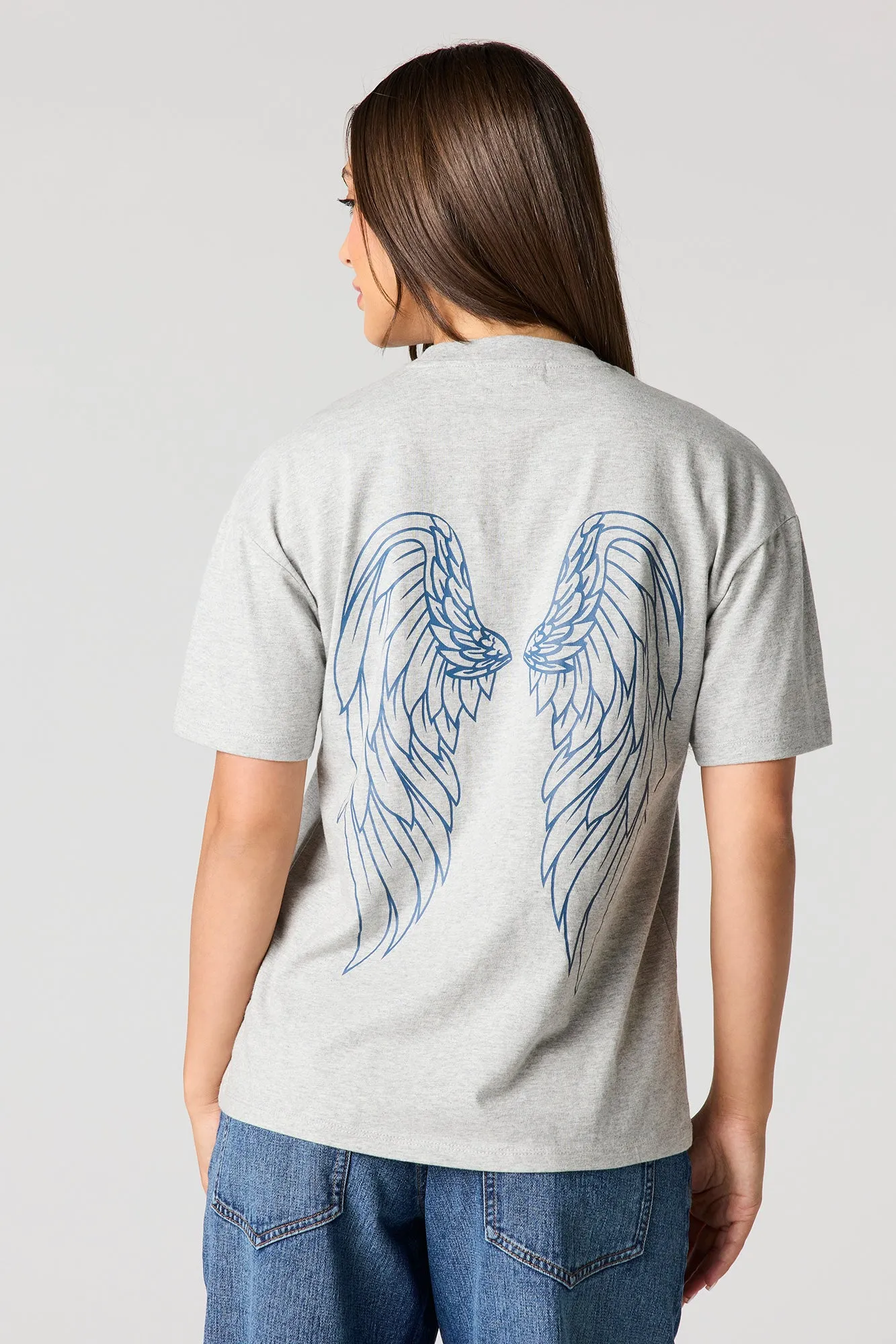 No Angel Graphic Boyfriend T-Shirt sold by Urban Planet
