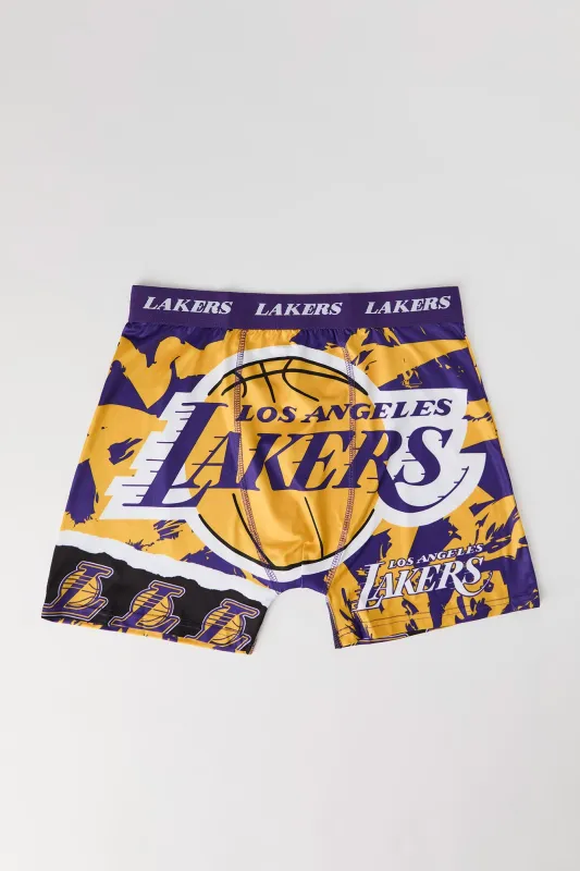 Los Angeles Lakers Print Boxer Brief sold by Urban Planet