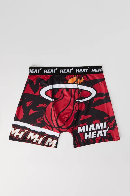 Miami Heat Print Boxer Brief sold by Urban Planet