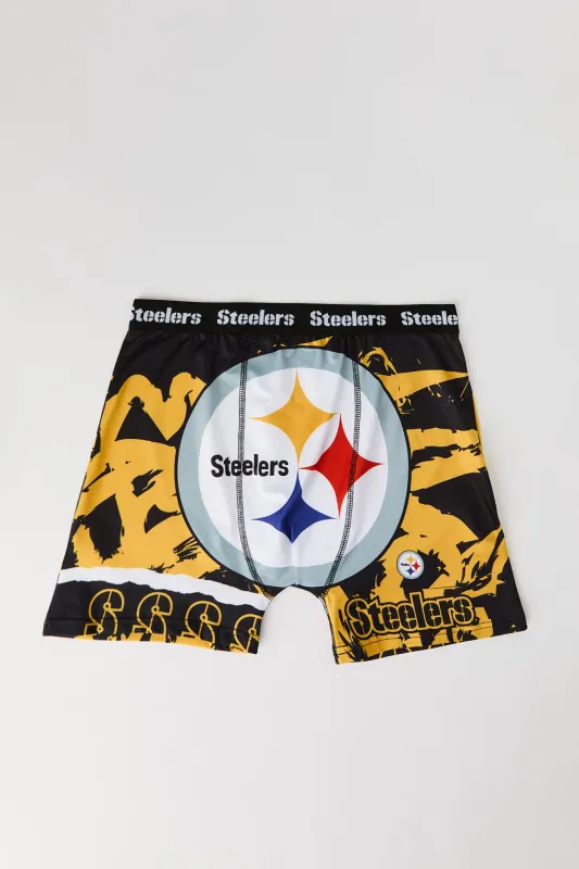 Pittsburgh Steelers Print Boxer Brief sold by Urban Planet