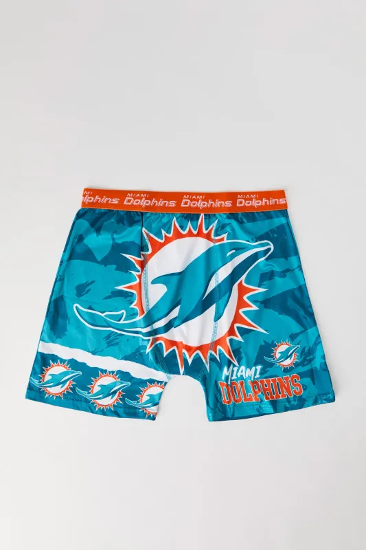 Miami Dolphins Print Boxer Brief sold by Urban Planet