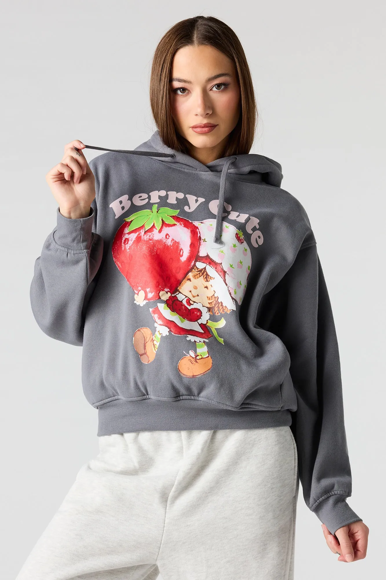 Strawberry Shortcake Flock Print Hoodie sold by Urban Planet