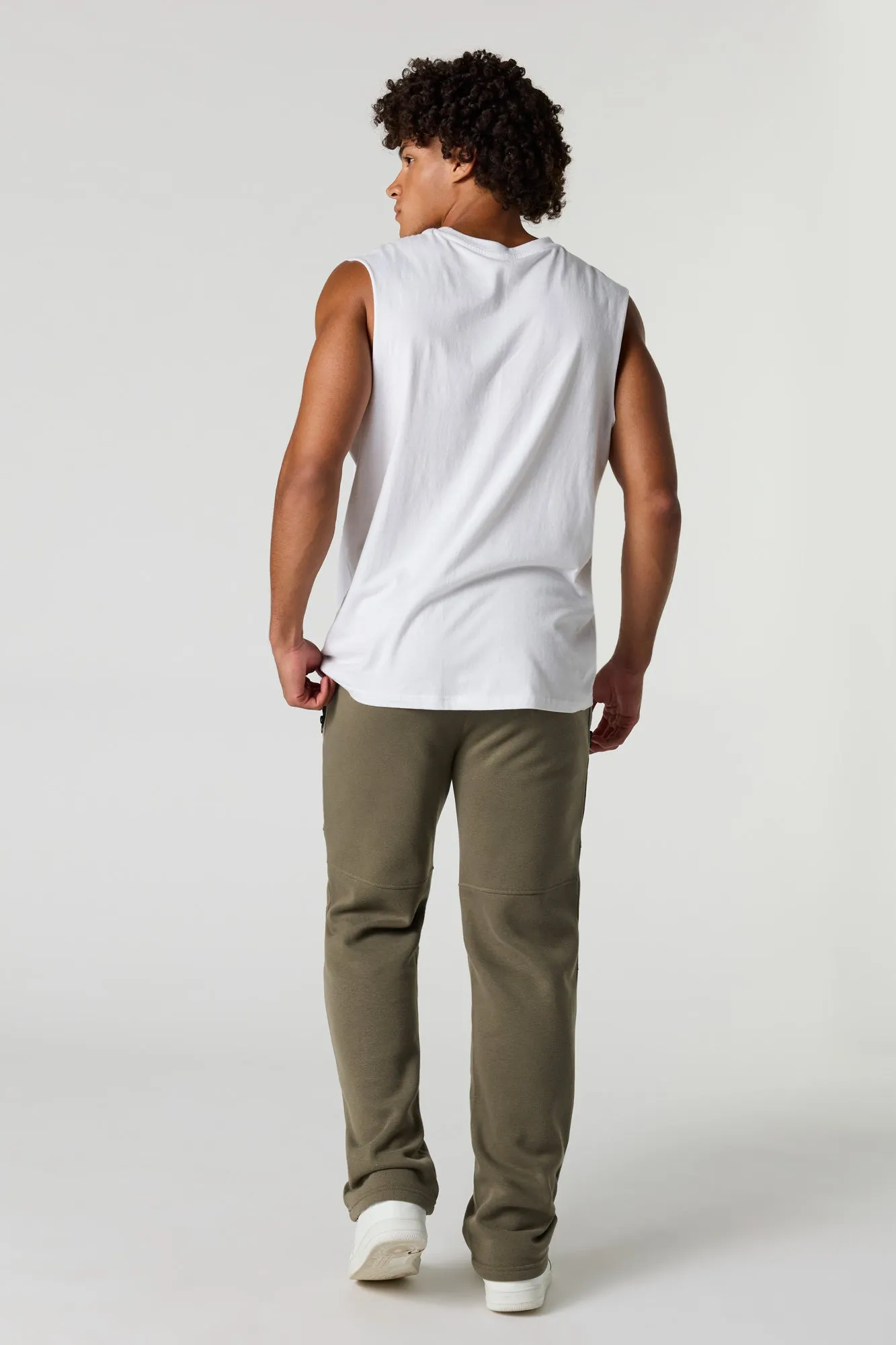 Fleece Zip Pocket Sweatpant sold by Urban Planet product image thumbnail 3