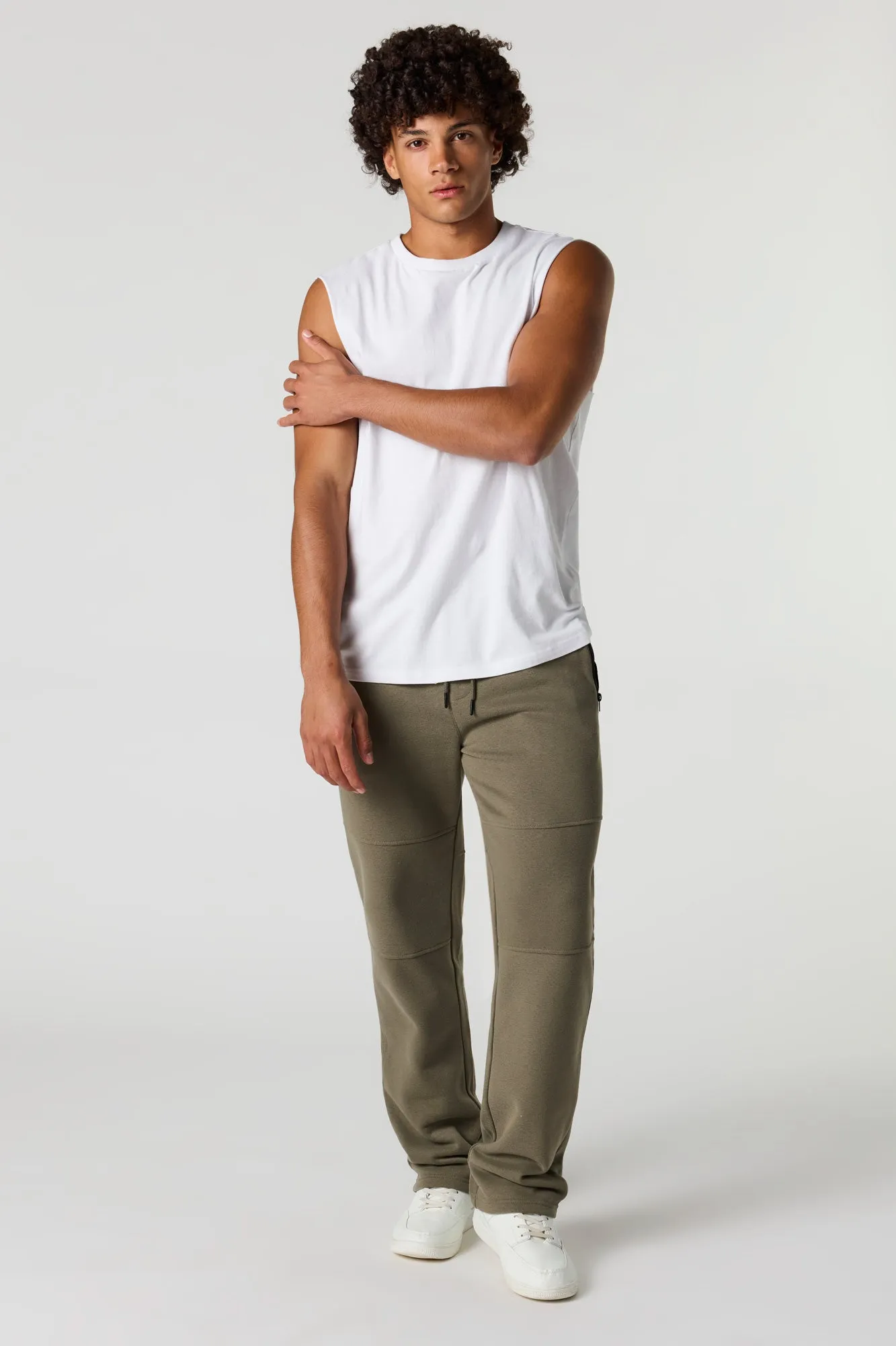 Fleece Zip Pocket Sweatpant sold by Urban Planet product image thumbnail 2