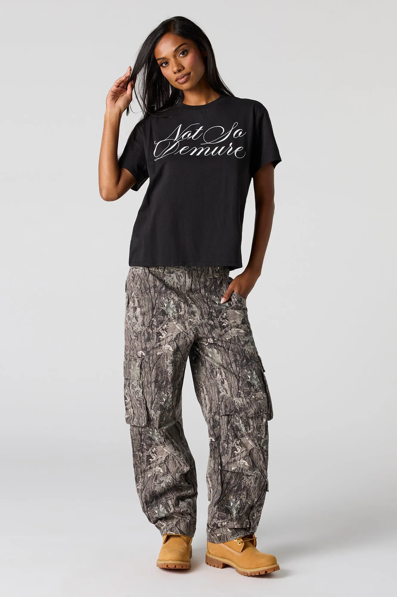 Graphic Boxy Boyfriend T-Shirt sold by Urban Planet product image thumbnail 3