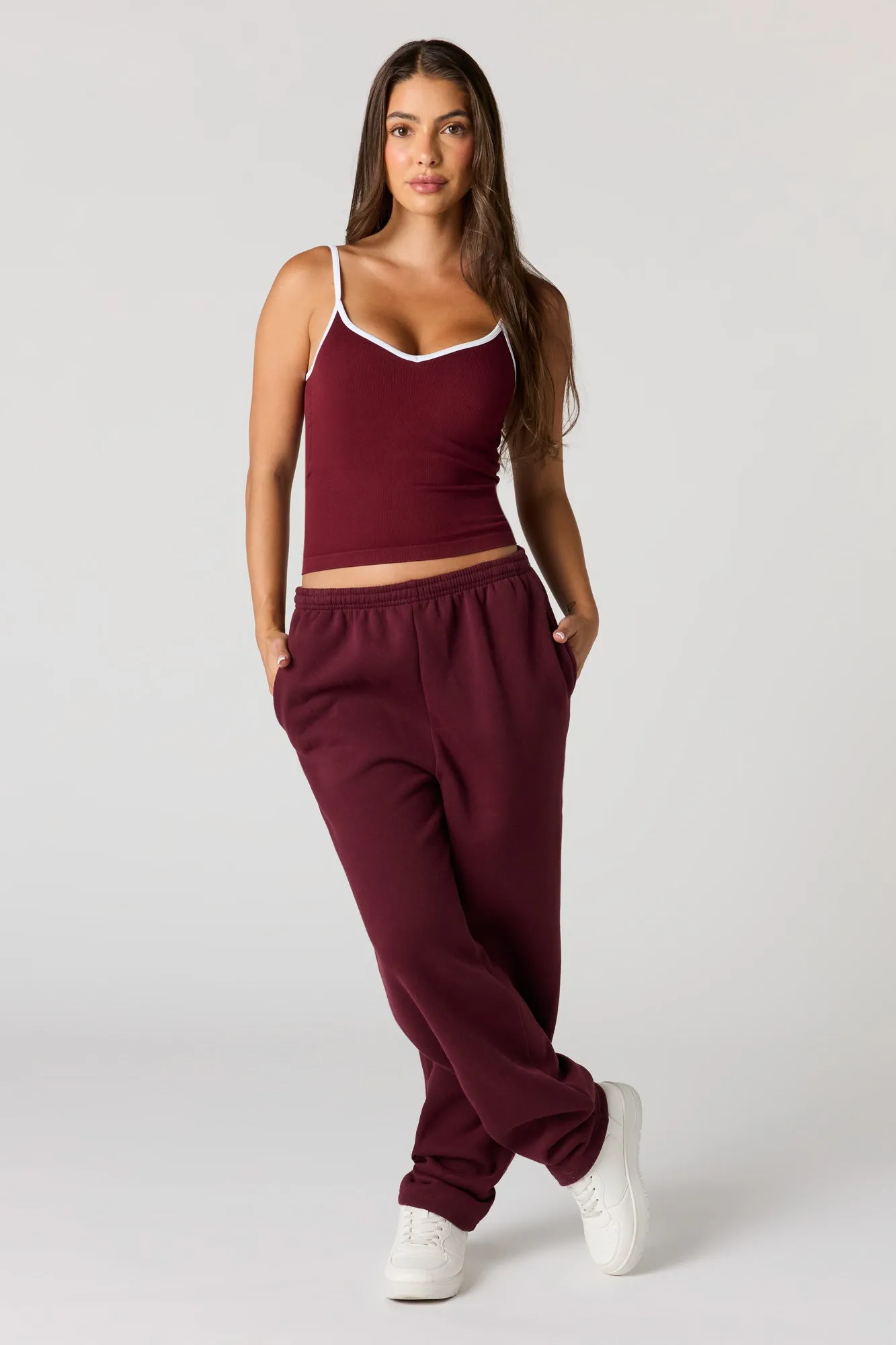 Seamless Ribbed Braless Tank sold by Urban Planet product image thumbnail 3