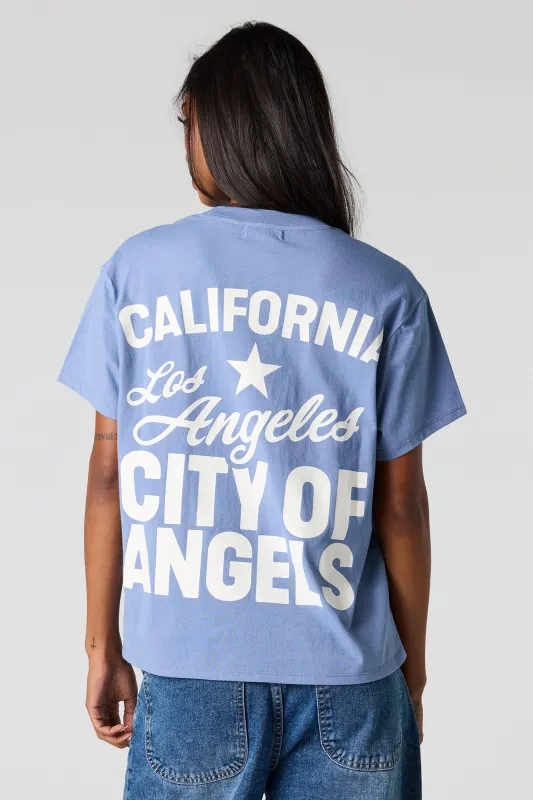 California Graphic Boxy Boyfriend T-Shirt made by Stitches