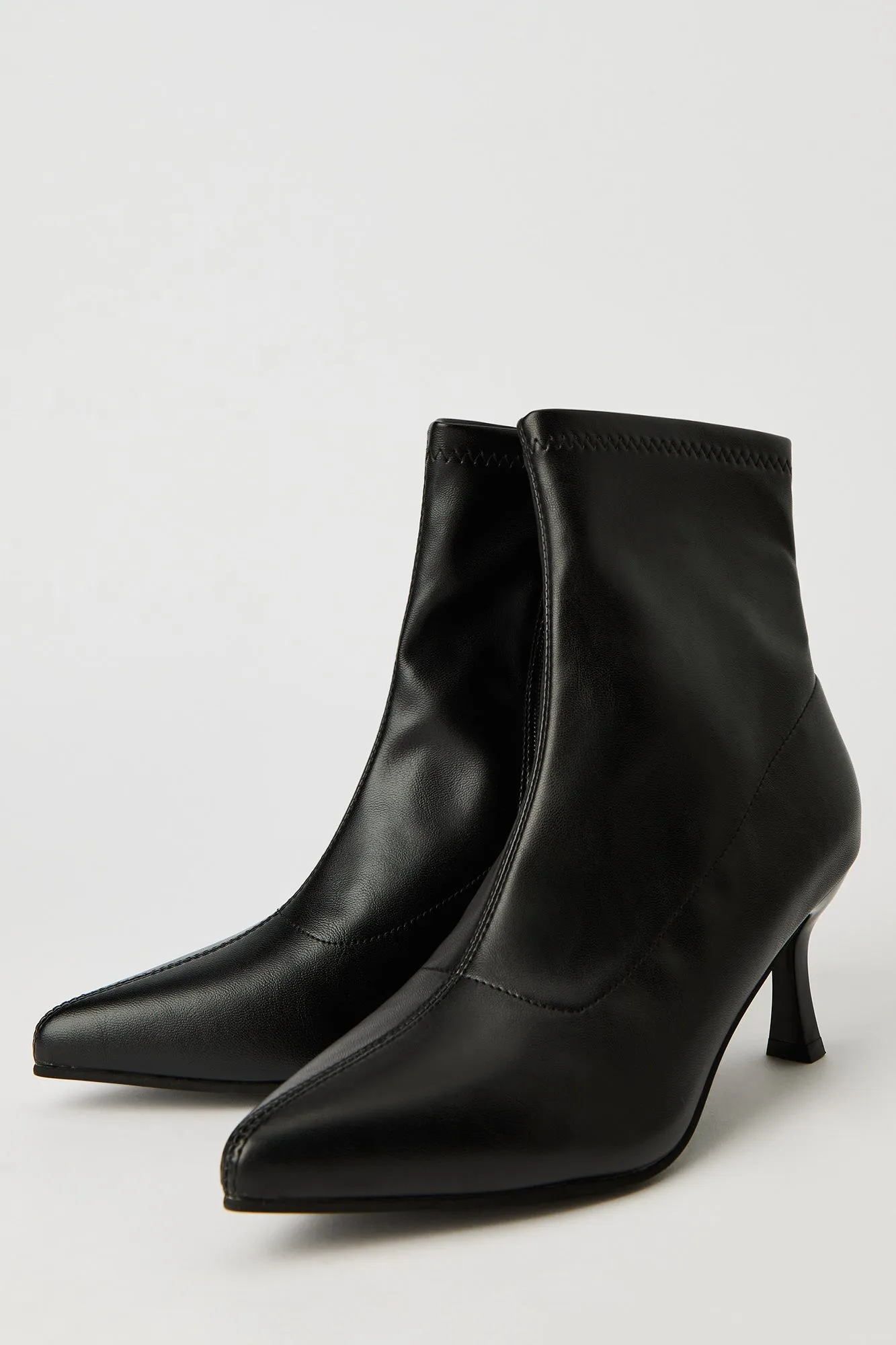 Faux Suede Kitten Heel Booties sold by Urban Planet product image thumbnail 5