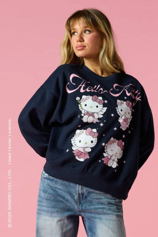 Hello Kitty® Rhinestone Fairy Sweatshirt sold by Urban Planet