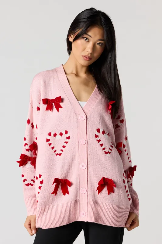 Candy Cane Christmas Cardigan sold by Urban Planet