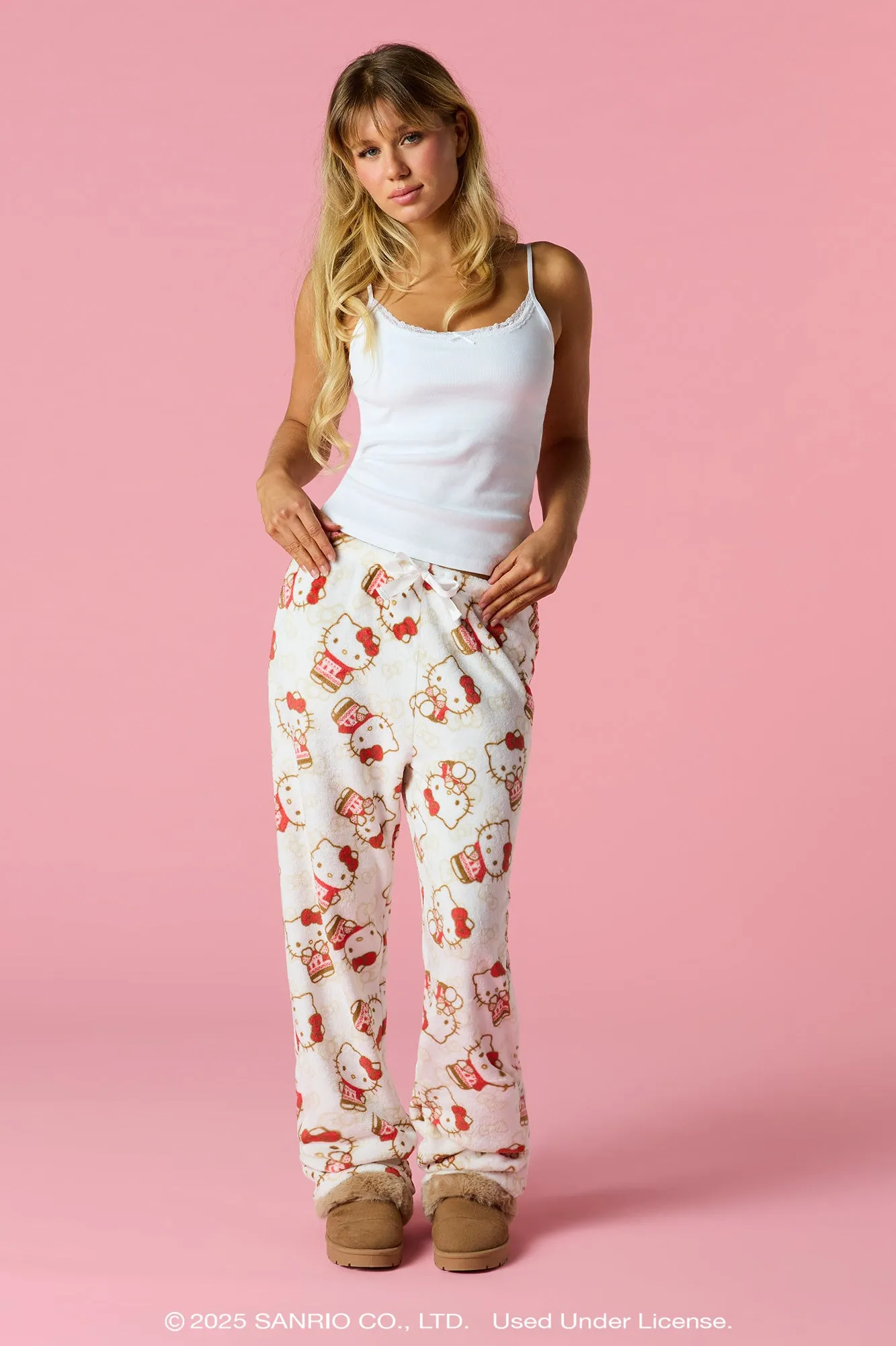 Hello Kitty® Christmas Plush Pajama Pant sold by Urban Planet