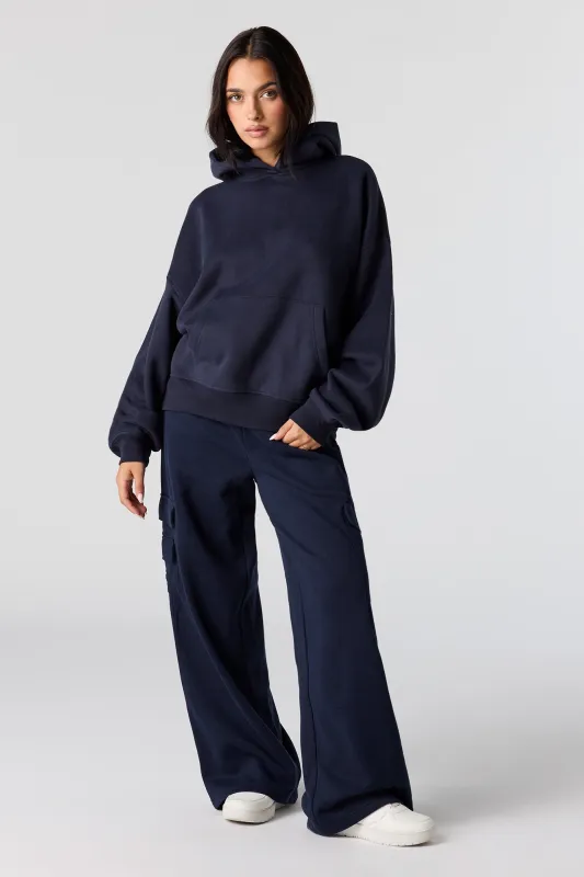 Ultra Wide Fleece Cargo Sweatpant sold by Urban Planet