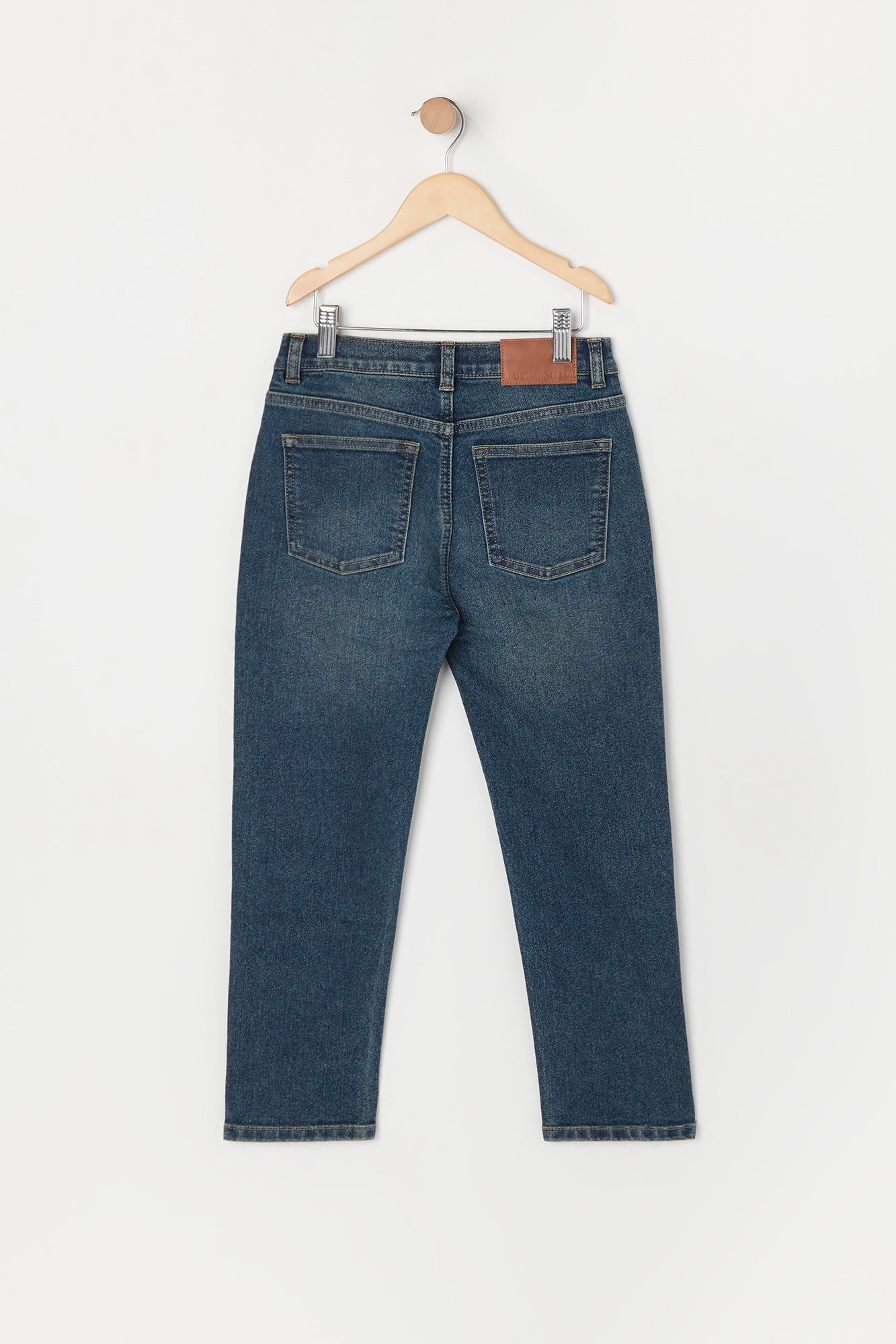 Boys Dark Stone Wash Skinny Jean sold by Urban Planet product image thumbnail 2