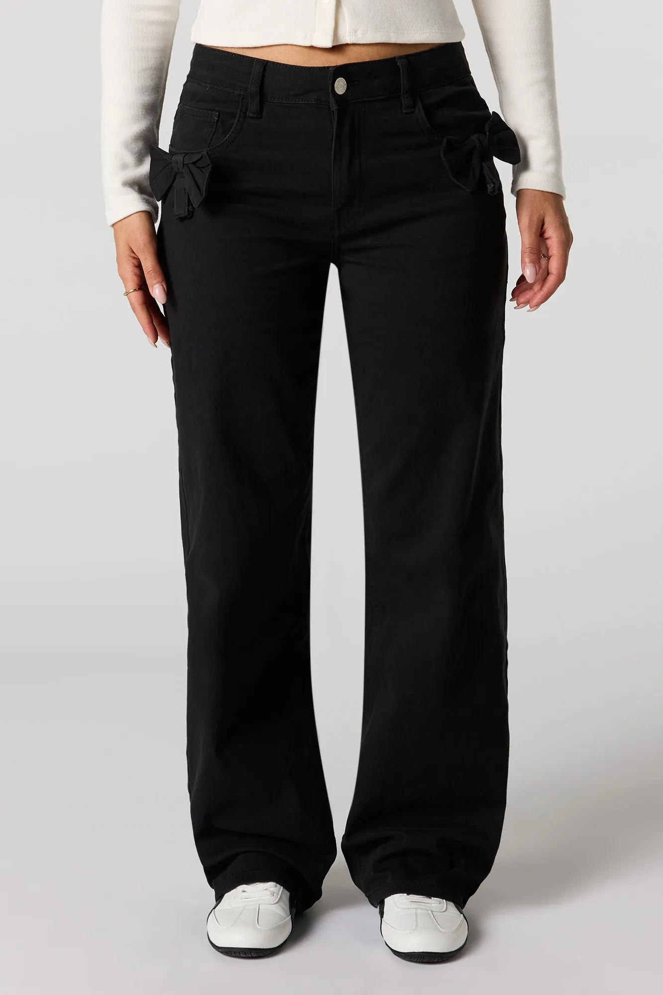 Bow Pocket Wide Leg Pant sold by Urban Planet product image thumbnail 5