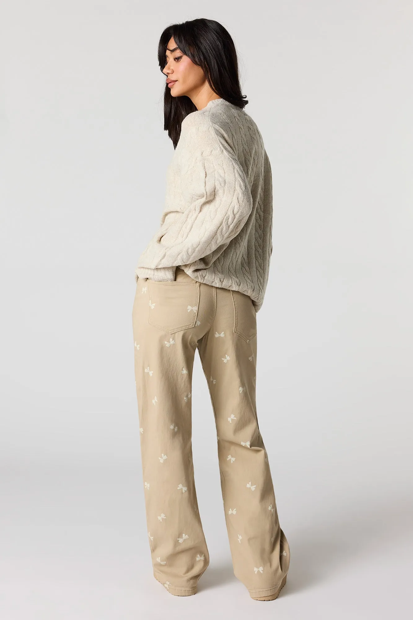 Bow Pocket Wide Leg Pant sold by Urban Planet product image thumbnail 3
