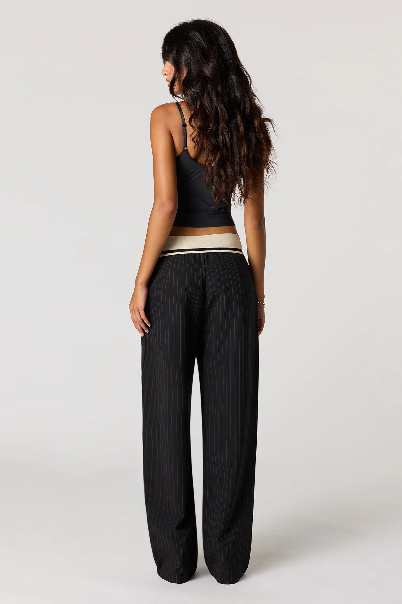 Contrast Flowy Dressy Pant sold by Urban Planet product image thumbnail 3
