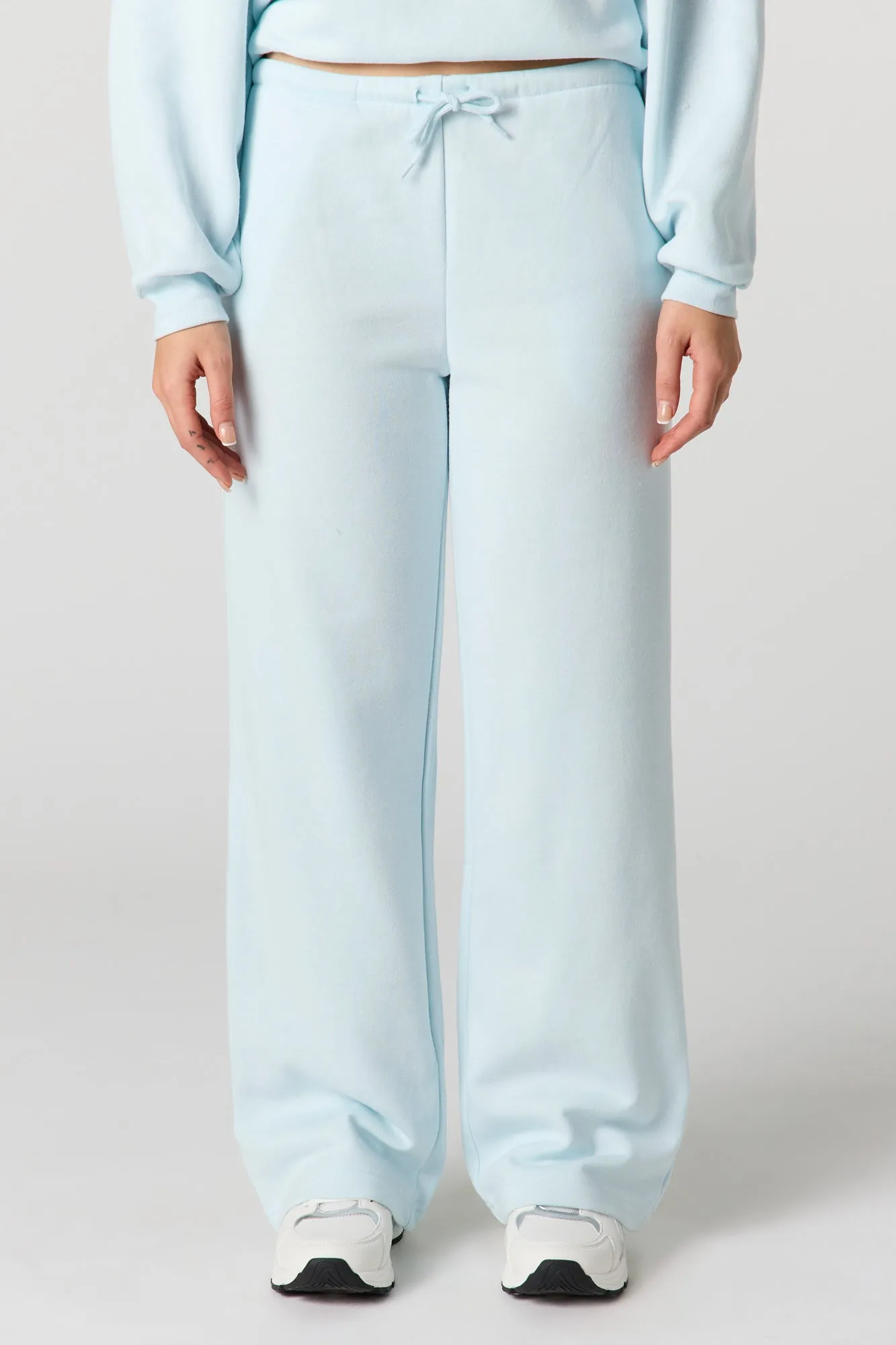 Solid Fleece Straight Leg Sweatpant sold by Urban Planet product image thumbnail 2