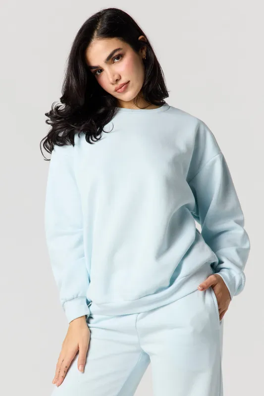 Solid Fleece Sweatshirt sold by Urban Planet