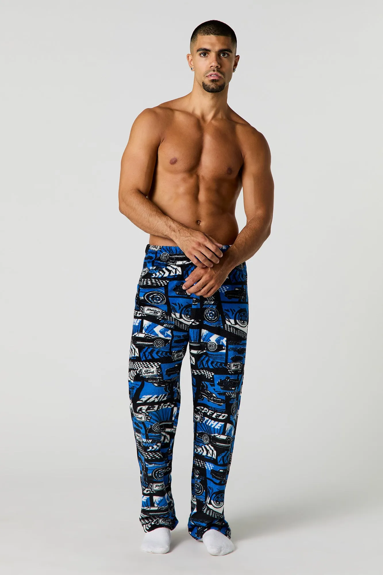 Ford Plush Pajama Pant sold by Urban Planet product image thumbnail 2